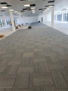 Art Studio with Creative Carpet Tile